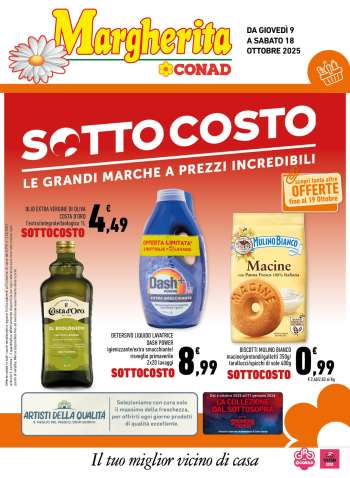 Volantino Margherita Conad - 9/10/2025 - 18/10/2025.