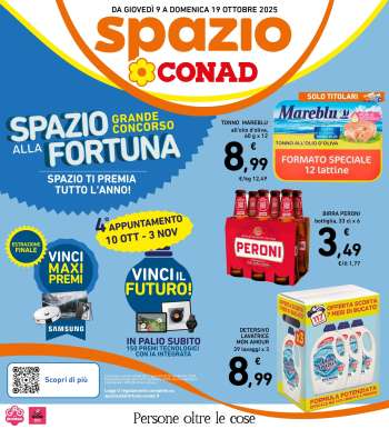 Volantino Spazio Conad - 9/10/2025 - 19/10/2025.