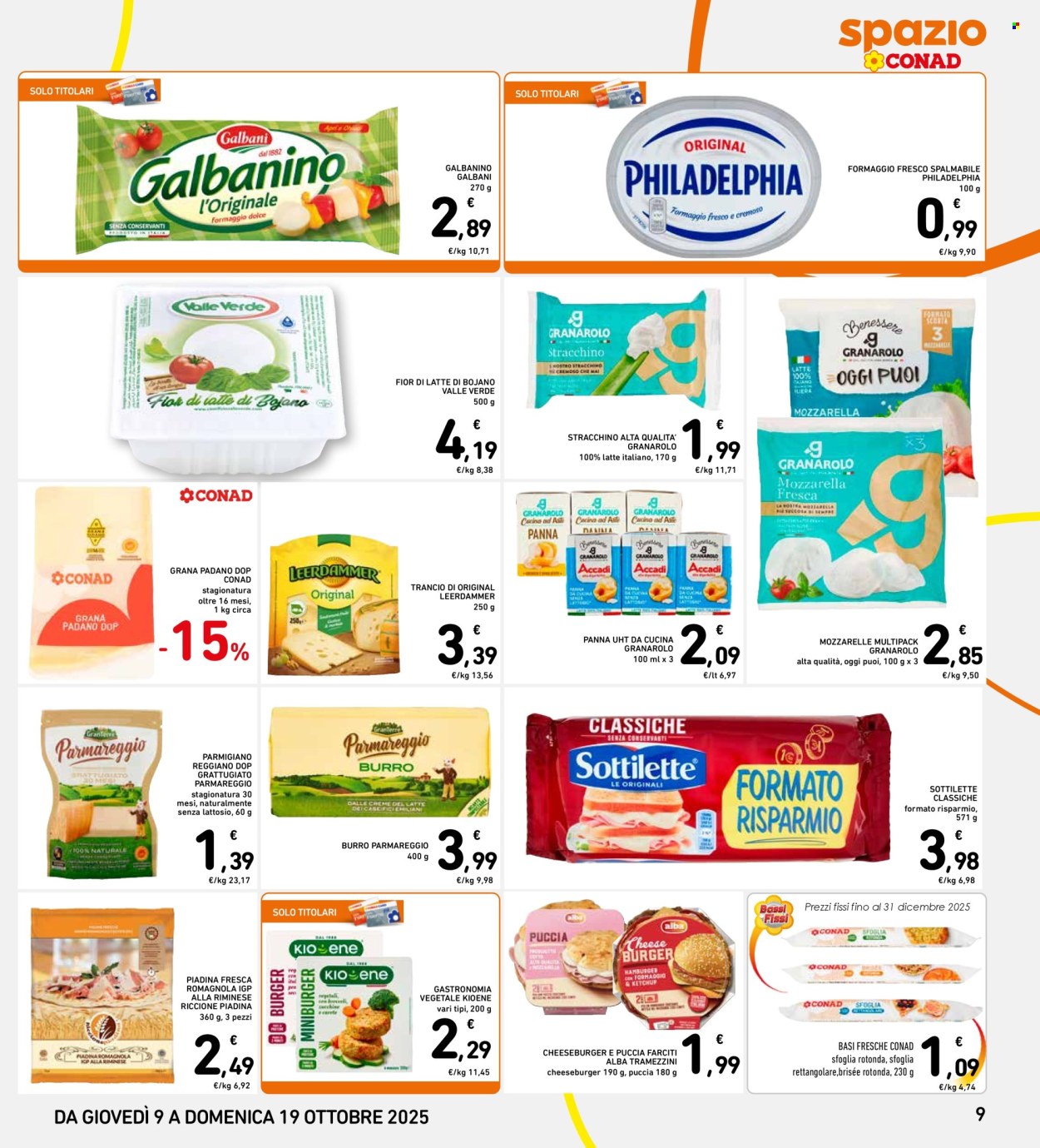 Volantino Spazio Conad - 9/10/2025 - 19/10/2025. Pagina 9