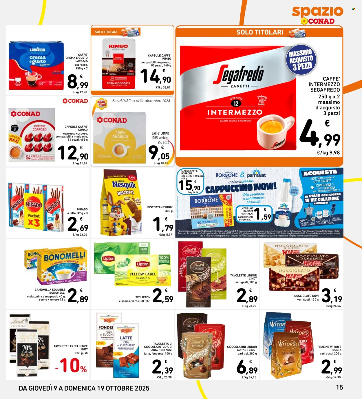 Volantino Spazio Conad - 9/10/2025 - 19/10/2025. Pagina 15