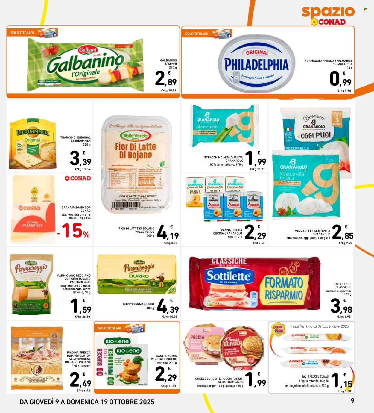 Volantino Spazio Conad - 9/10/2025 - 19/10/2025. Pagina 9