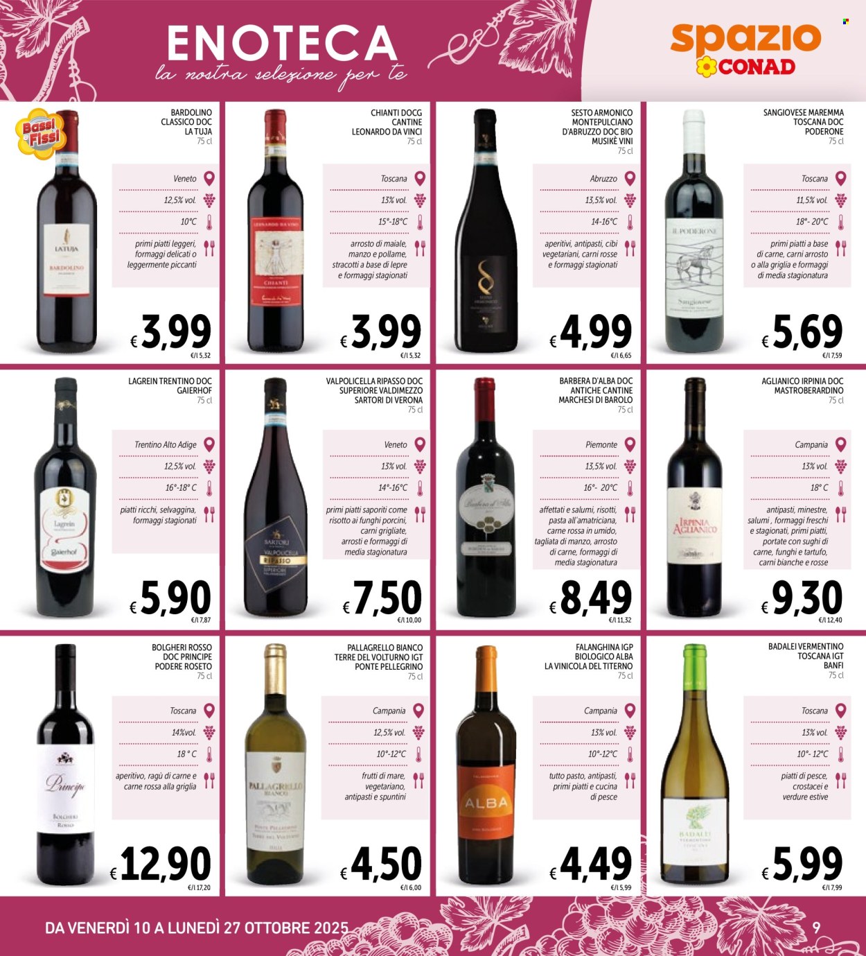 Volantino Spazio Conad - 10/10/2025 - 27/10/2025. Pagina 9