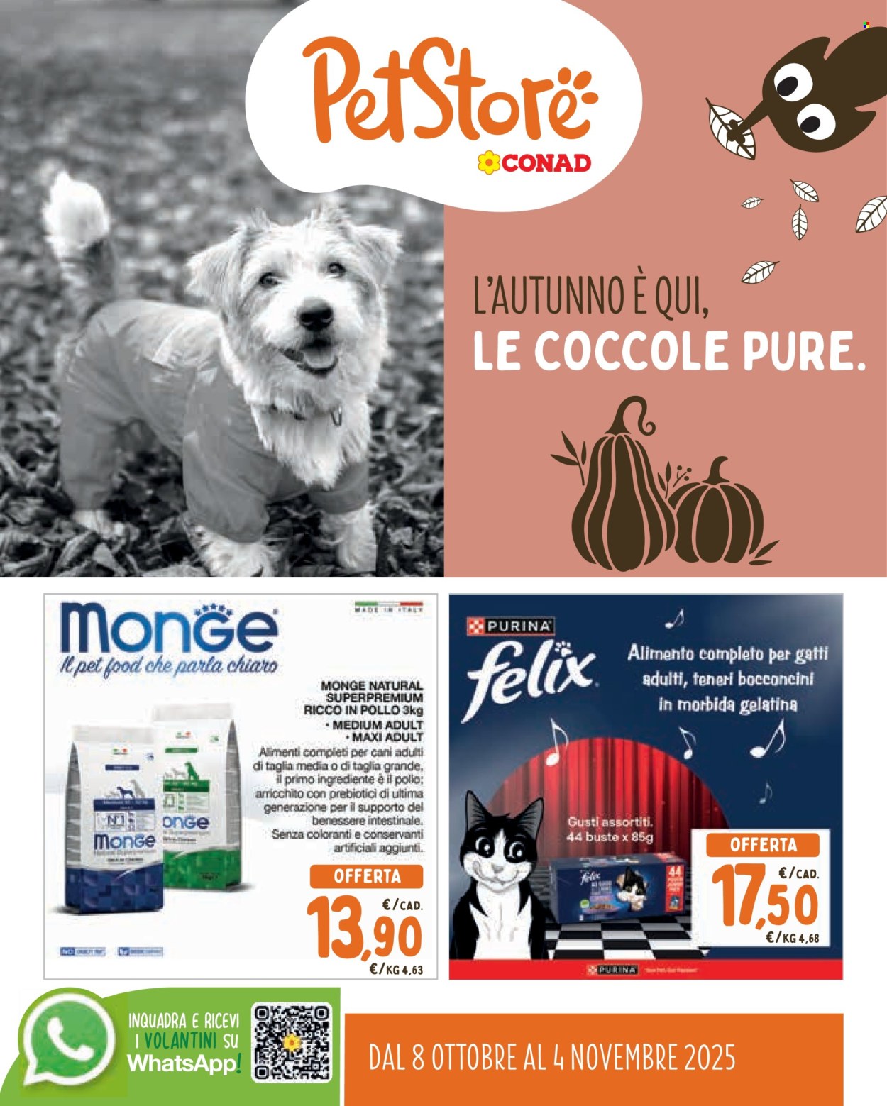 Volantino Pet Store Conad - 8/10/2025 - 4/11/2025. Pagina 1