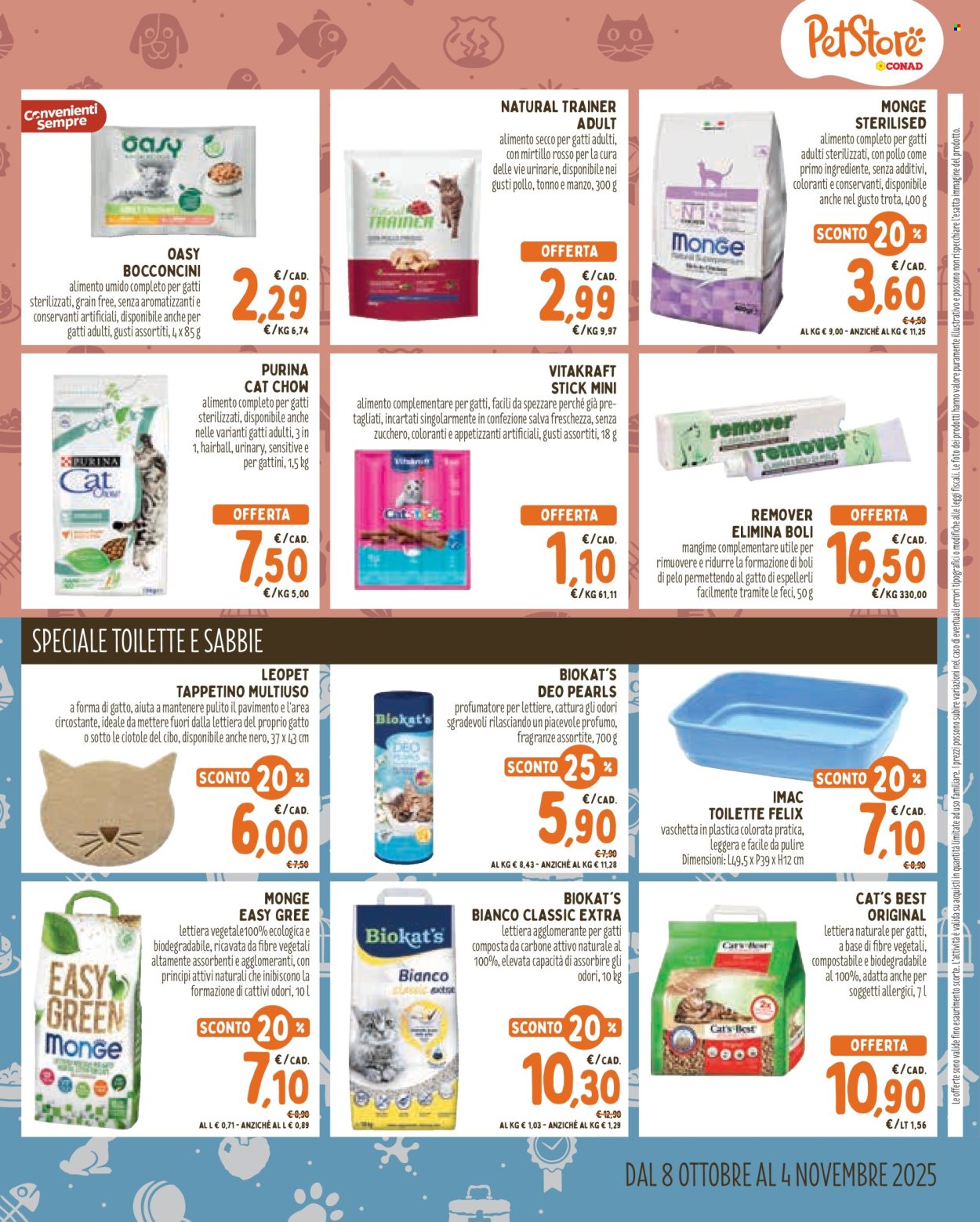 Volantino Pet Store Conad - 8/10/2025 - 4/11/2025. Pagina 5