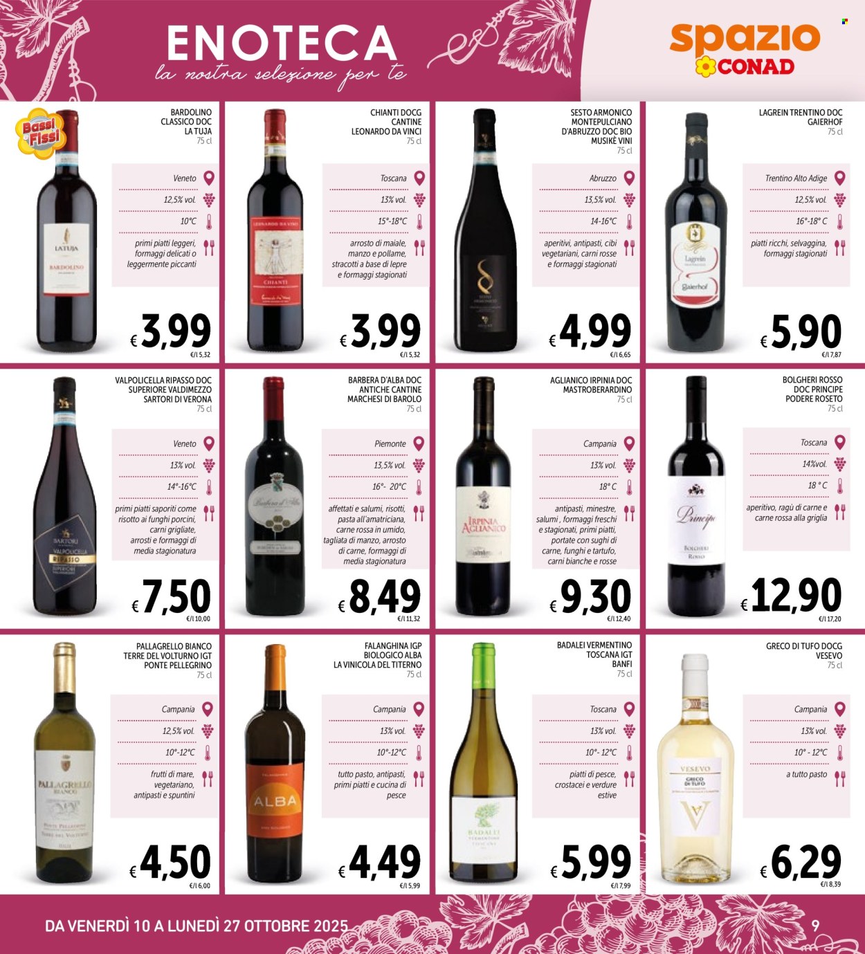 Volantino Spazio Conad - 10/10/2025 - 27/10/2025. Pagina 9