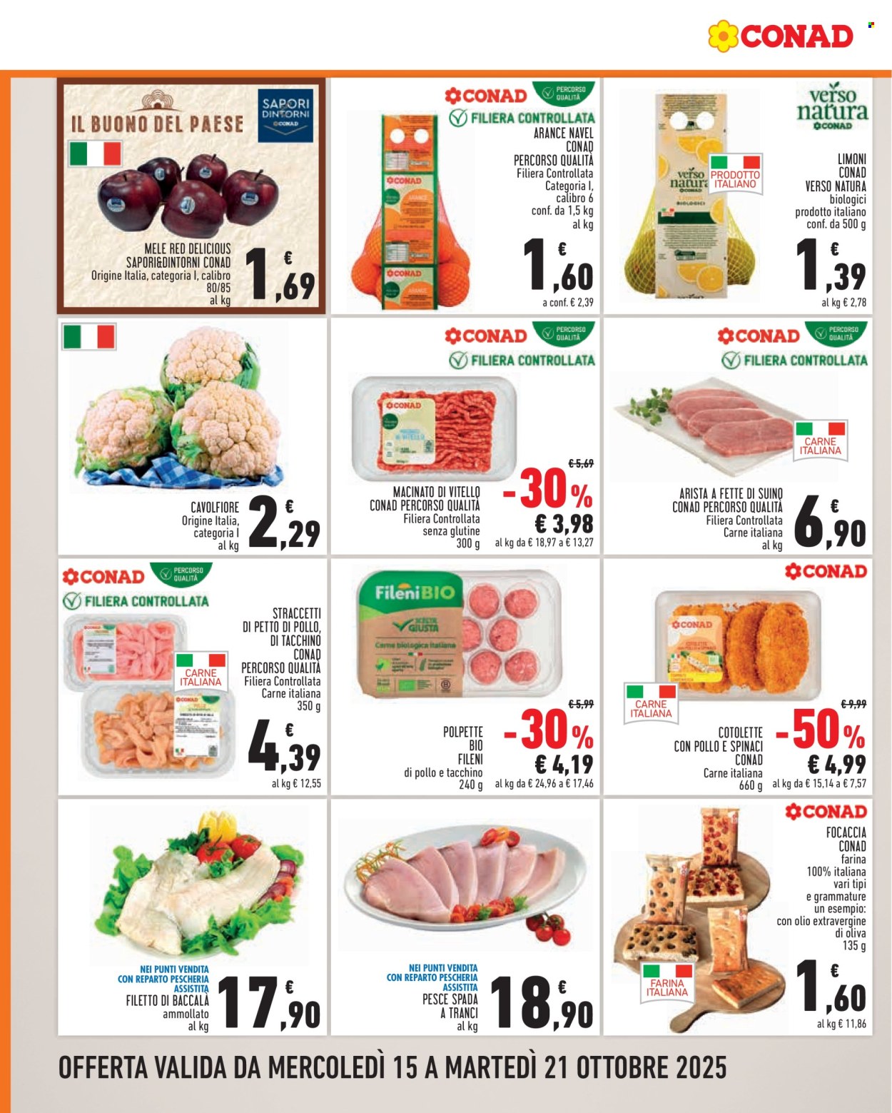 Volantino Conad - 15/10/2025 - 21/10/2025. Pagina 2