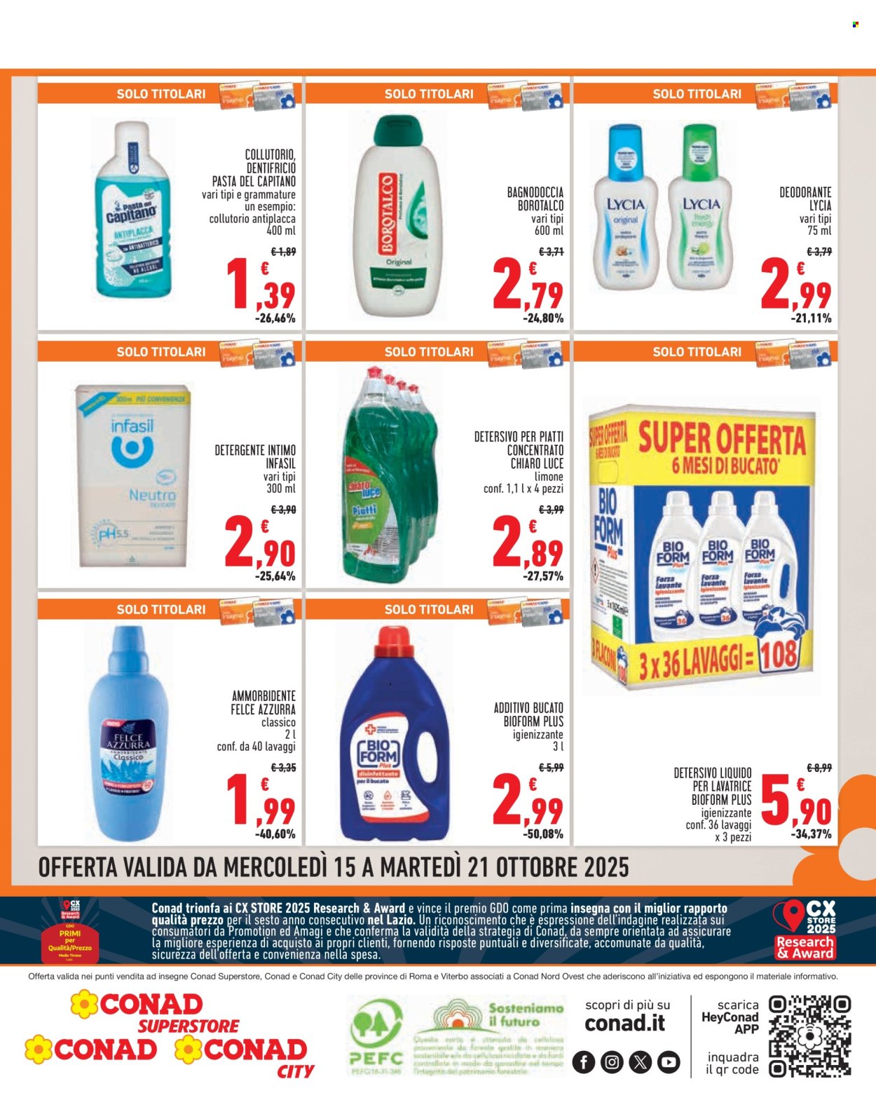 Volantino Conad - 15/10/2025 - 21/10/2025. Pagina 8