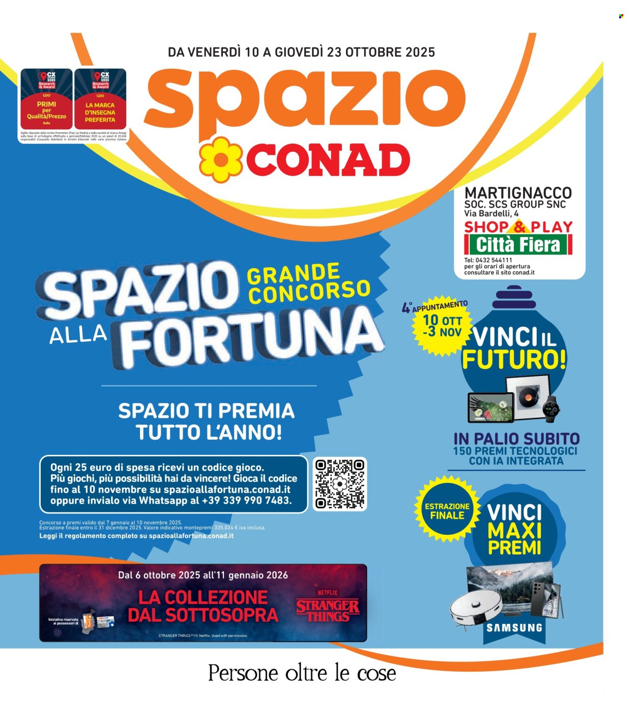 Volantino Spazio Conad - 10/10/2025 - 23/10/2025. Pagina 1