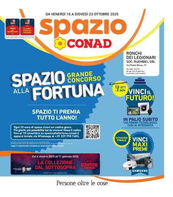 Volantino Spazio Conad - 10/10/2025 - 23/10/2025.