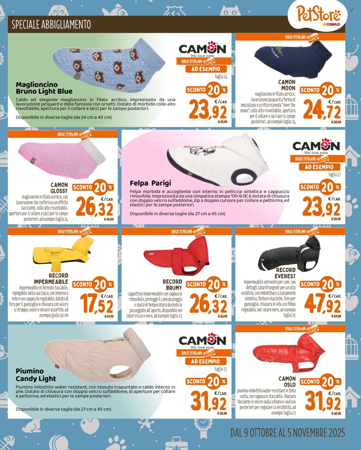 Volantino Pet Store Conad - 9/10/2025 - 5/11/2025. Pagina 7
