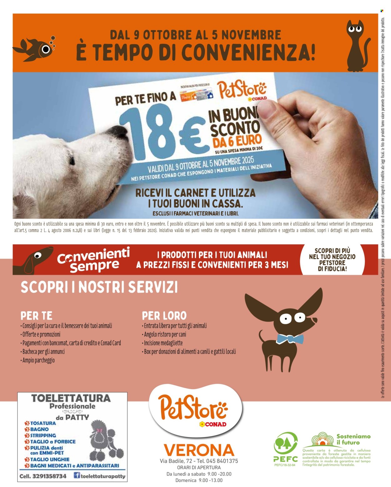 Volantino Pet Store Conad - 9/10/2025 - 5/11/2025. Pagina 8