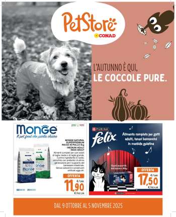 Volantino Pet Store Conad - 9/10/2025 - 5/11/2025.
