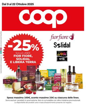 Volantino Coop - 9/10/2025 - 22/10/2025.