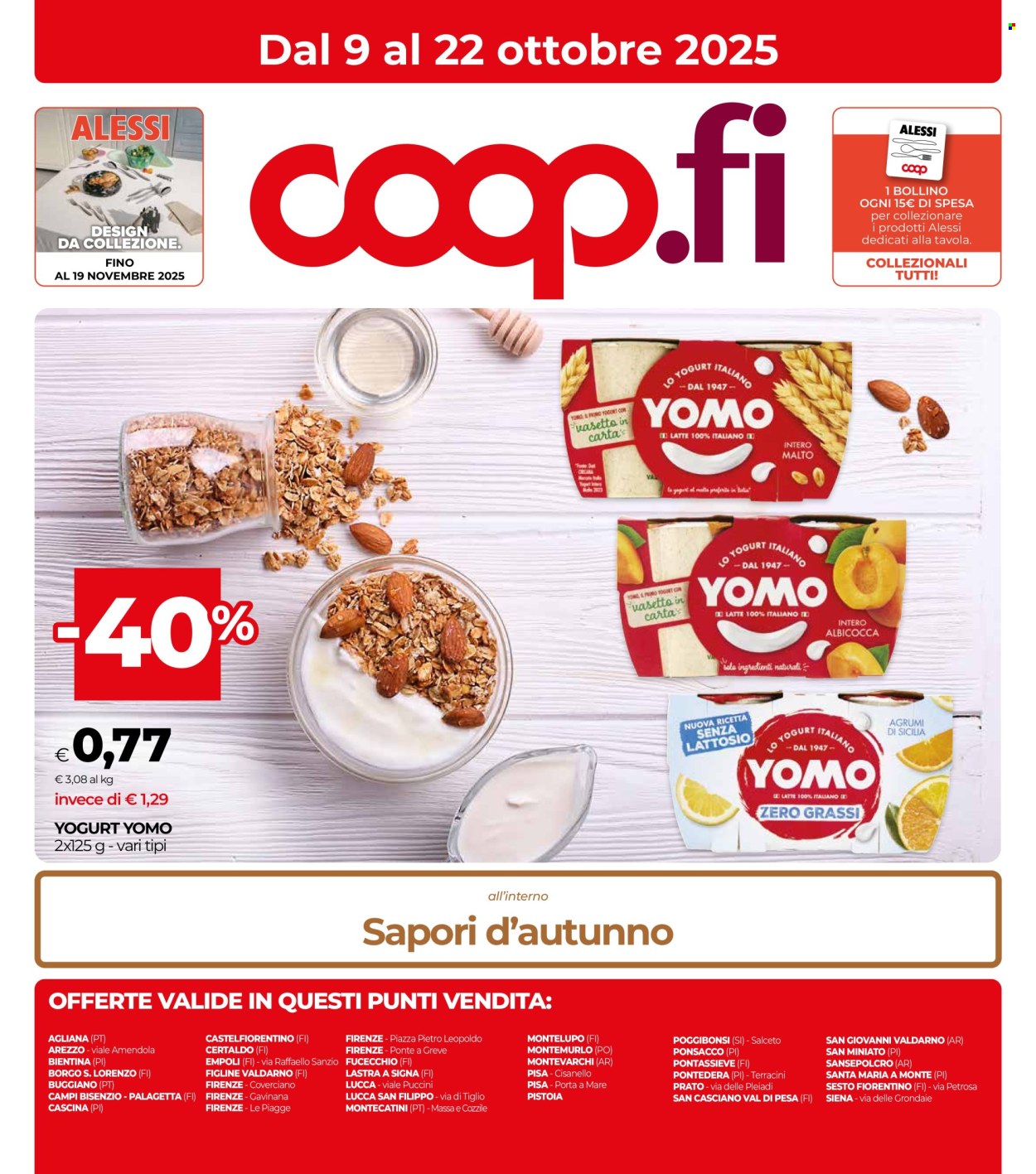 Volantino Coop - 9/10/2025 - 22/10/2025. Pagina 1