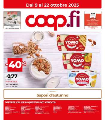 Volantino Coop - 9/10/2025 - 22/10/2025.