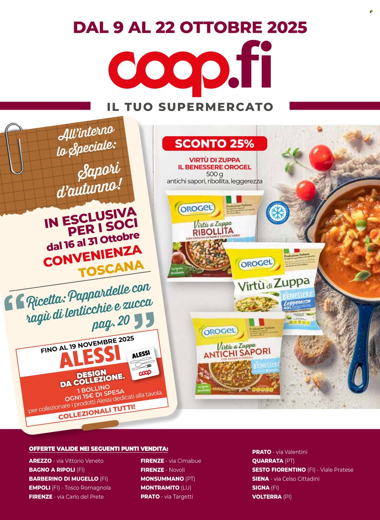 Volantino Coop - 9/10/2025 - 22/10/2025. Pagina 1
