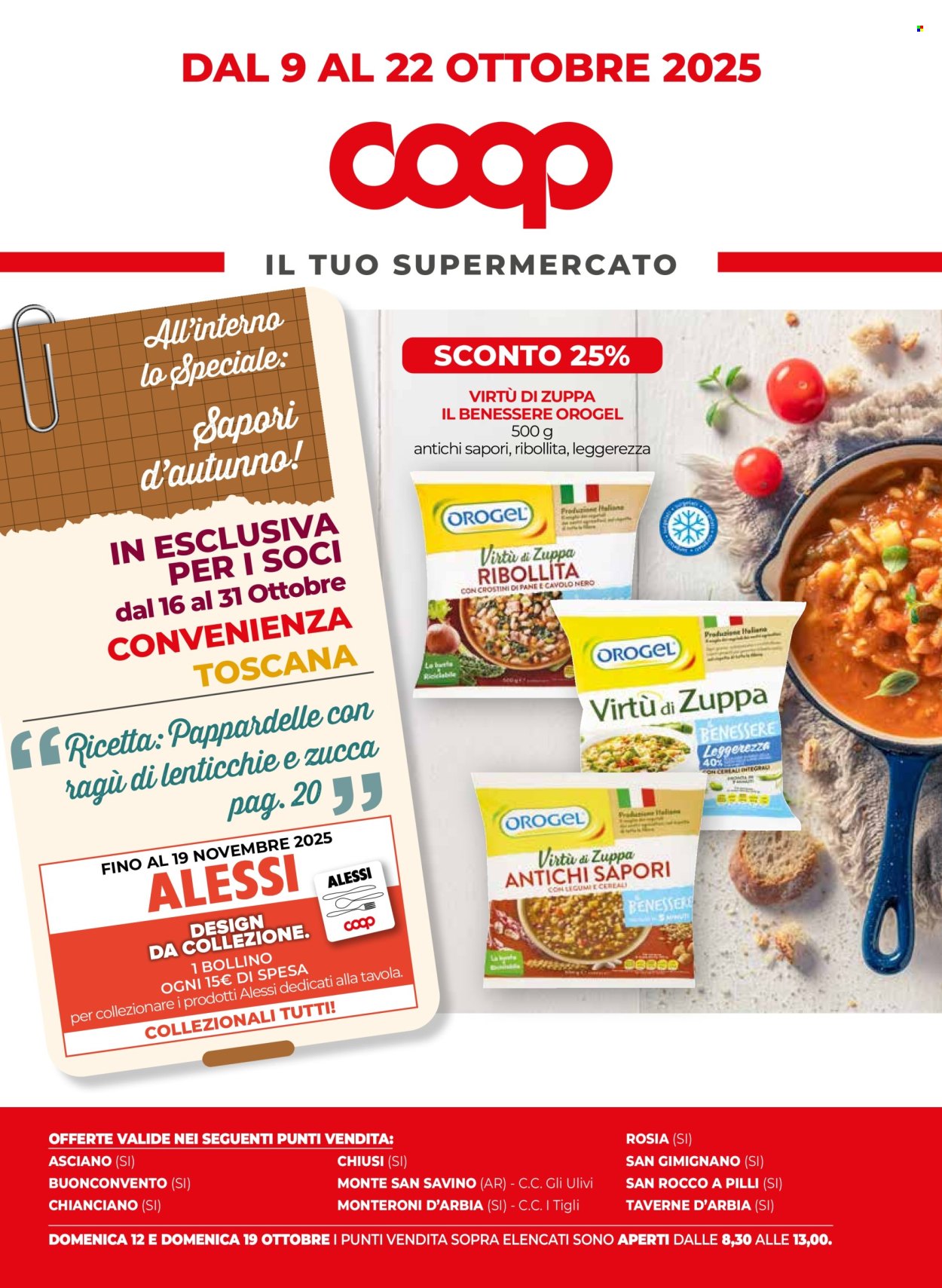 Volantino Coop - 9/10/2025 - 22/10/2025. Pagina 1