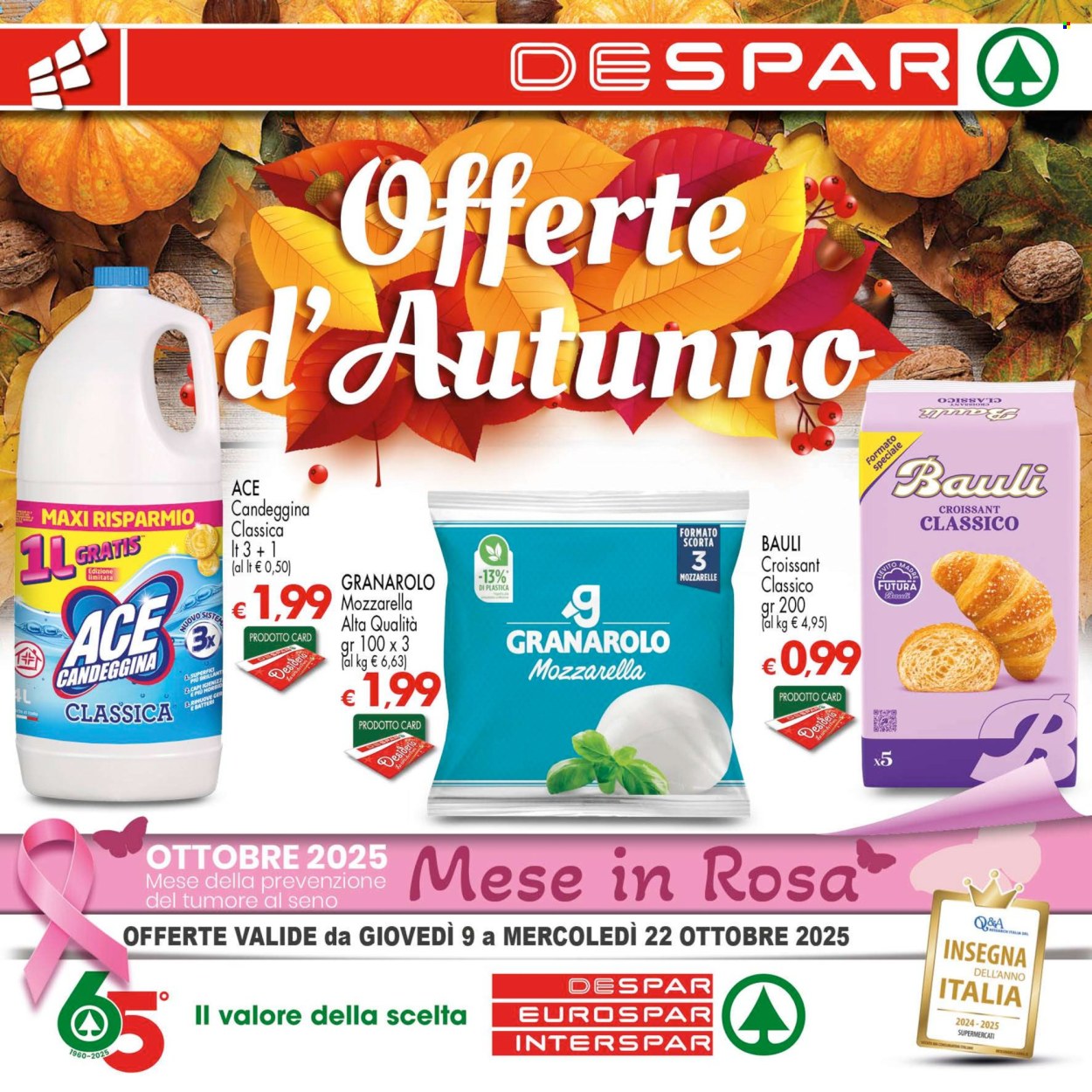 Volantino Eurospar - 9/10/2025 - 22/10/2025. Pagina 1