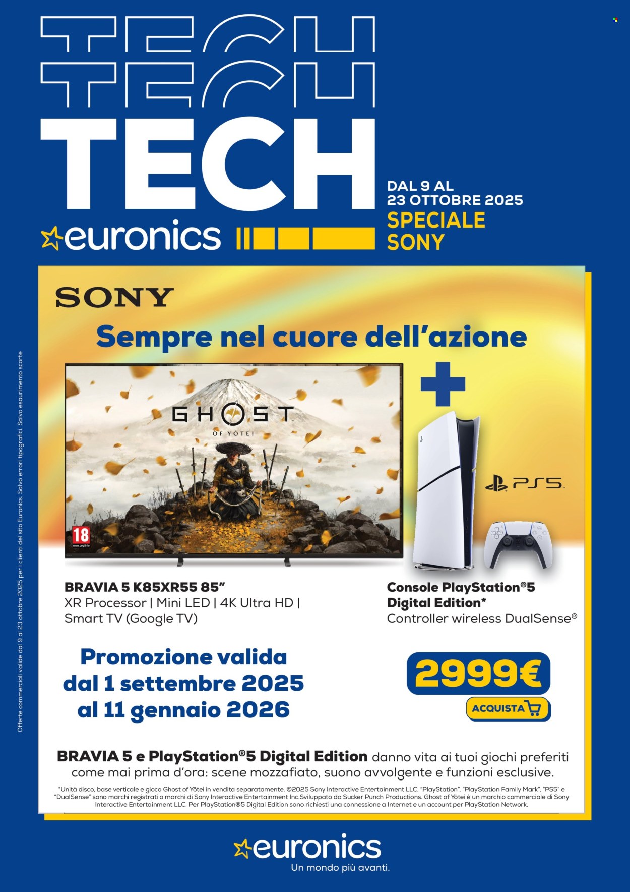 Volantino Euronics - 9/10/2025 - 23/10/2025. Pagina 1