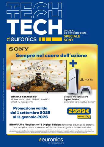 Volantino Euronics - 9/10/2025 - 23/10/2025.