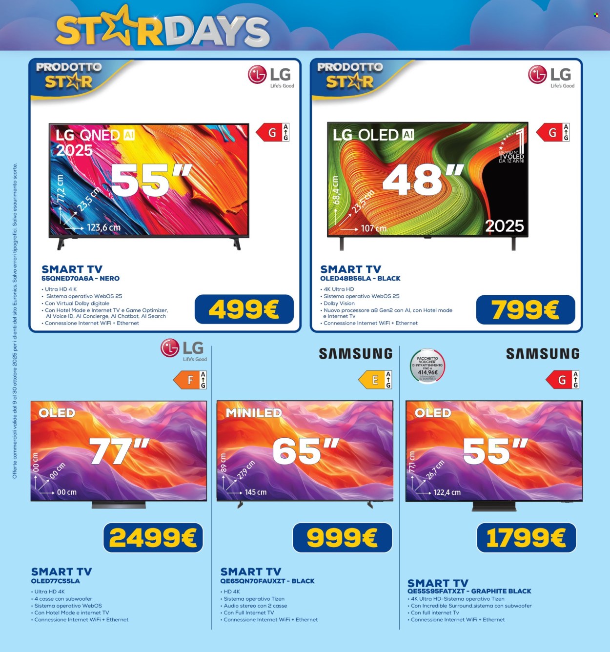 Volantino Euronics - 9/10/2025 - 30/10/2025. Pagina 5