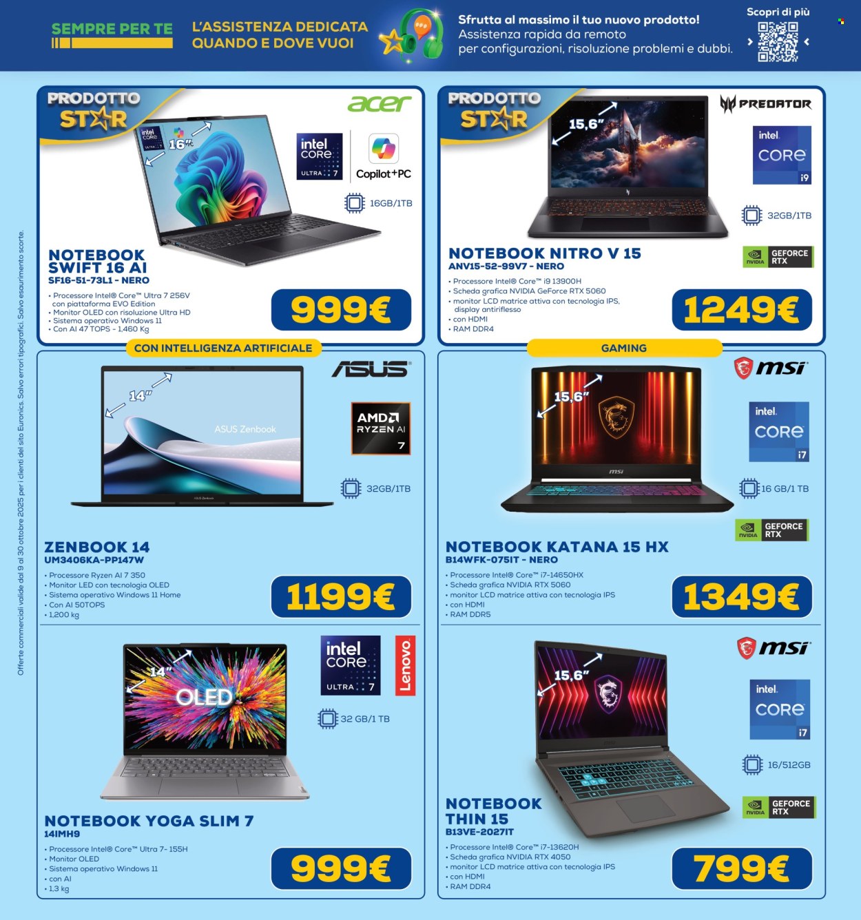 Volantino Euronics - 9/10/2025 - 30/10/2025. Pagina 11