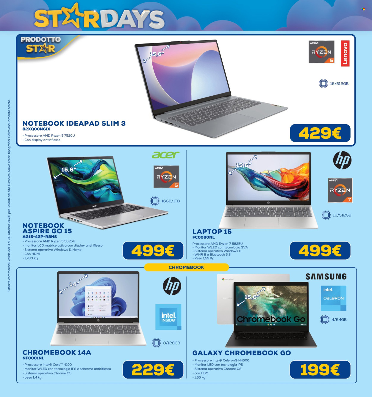 Volantino Euronics - 9/10/2025 - 30/10/2025. Pagina 16
