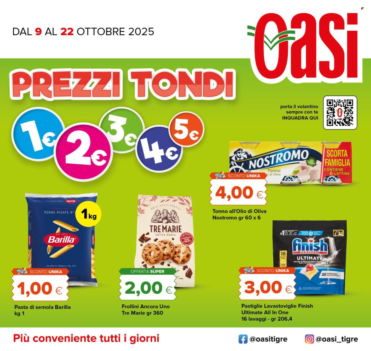 Volantino Oasi - 9/10/2025 - 22/10/2025. Pagina 1
