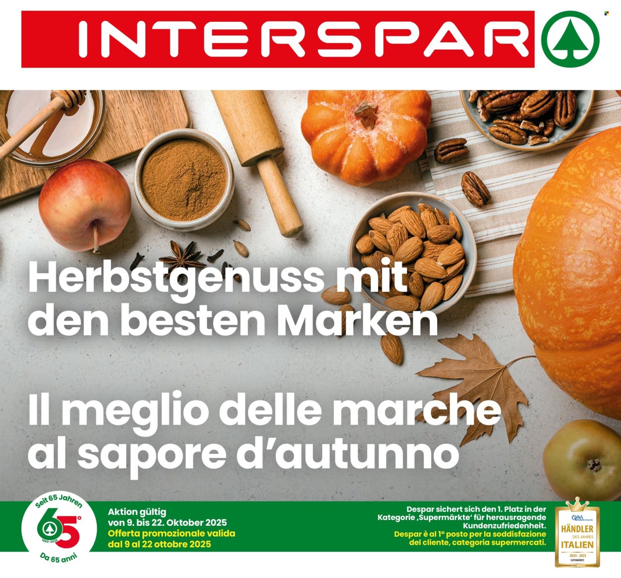 Volantino Interspar - 9/10/2025 - 22/10/2025. Pagina 1