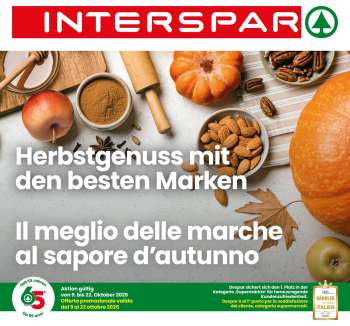 Volantino Interspar - 9/10/2025 - 22/10/2025.