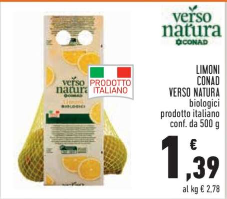 Limoni Conad Verso Natura