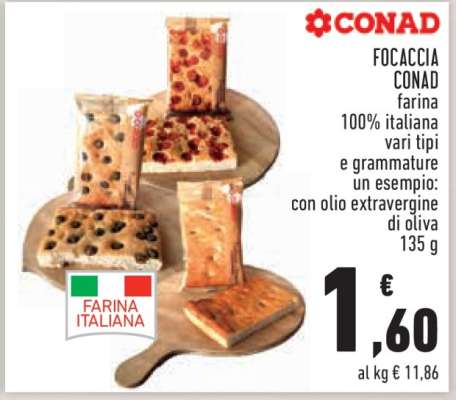 Focaccia Conad