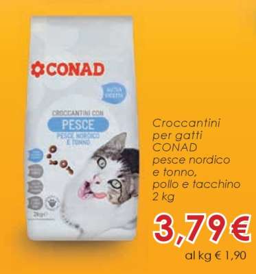 Croccantini per Gatti Conad
