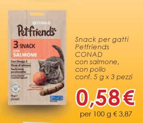Snack per gatti Petfriends
