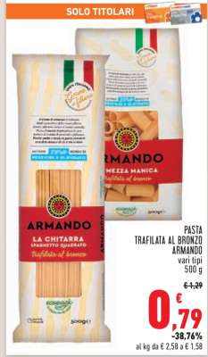 PASTA TRAFILATA AL BRONZO ARMANDO