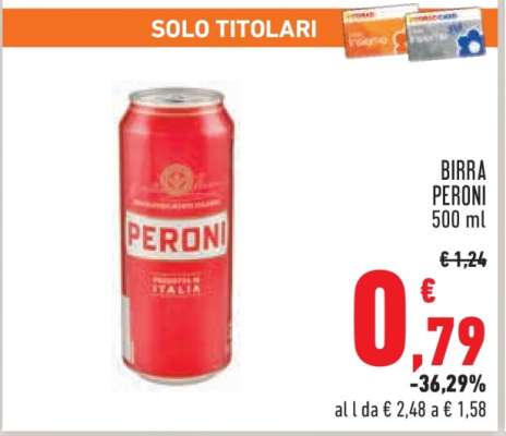BIRRA PERONI 500 ml
