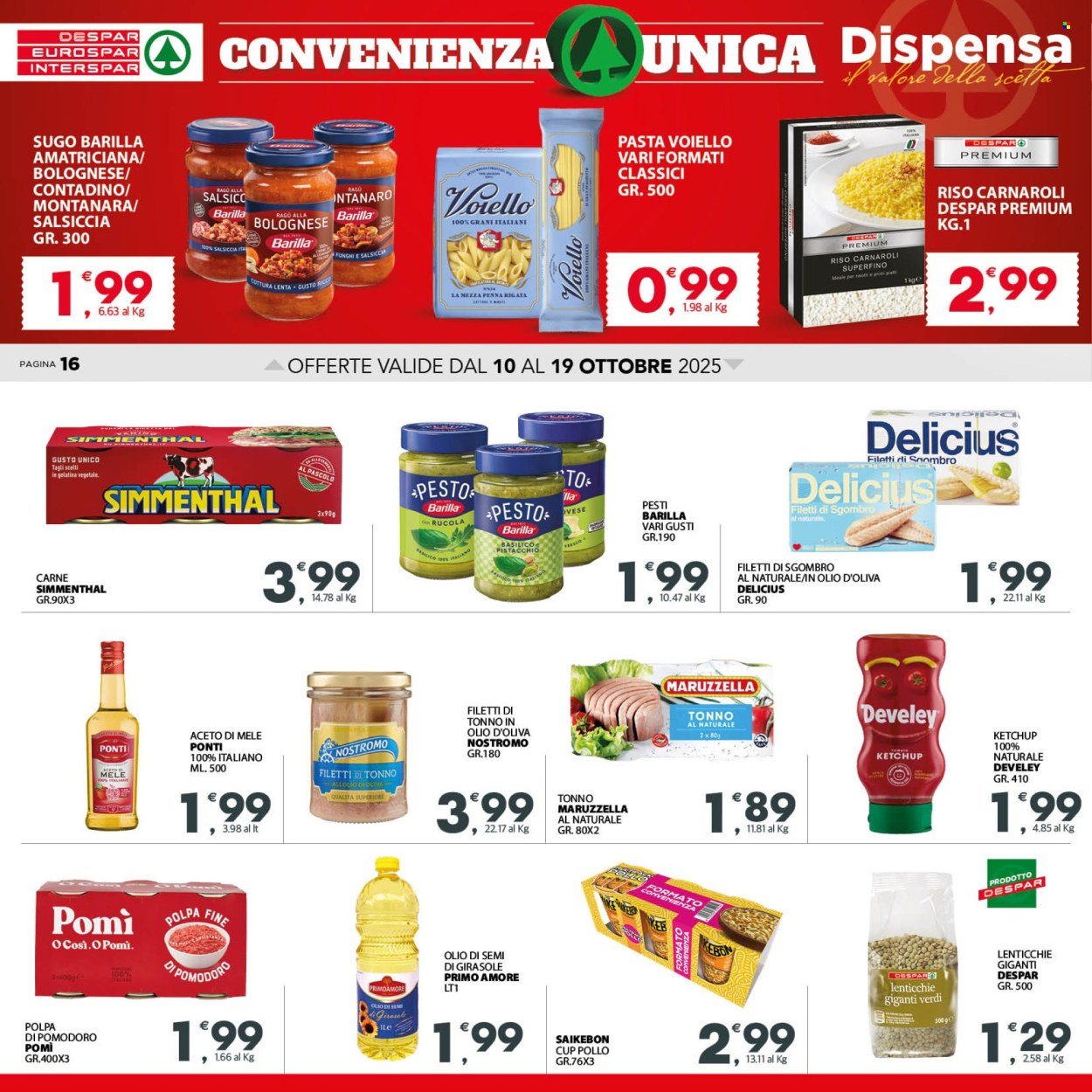 Volantino Despar - 10/10/2025 - 19/10/2025. Pagina 16