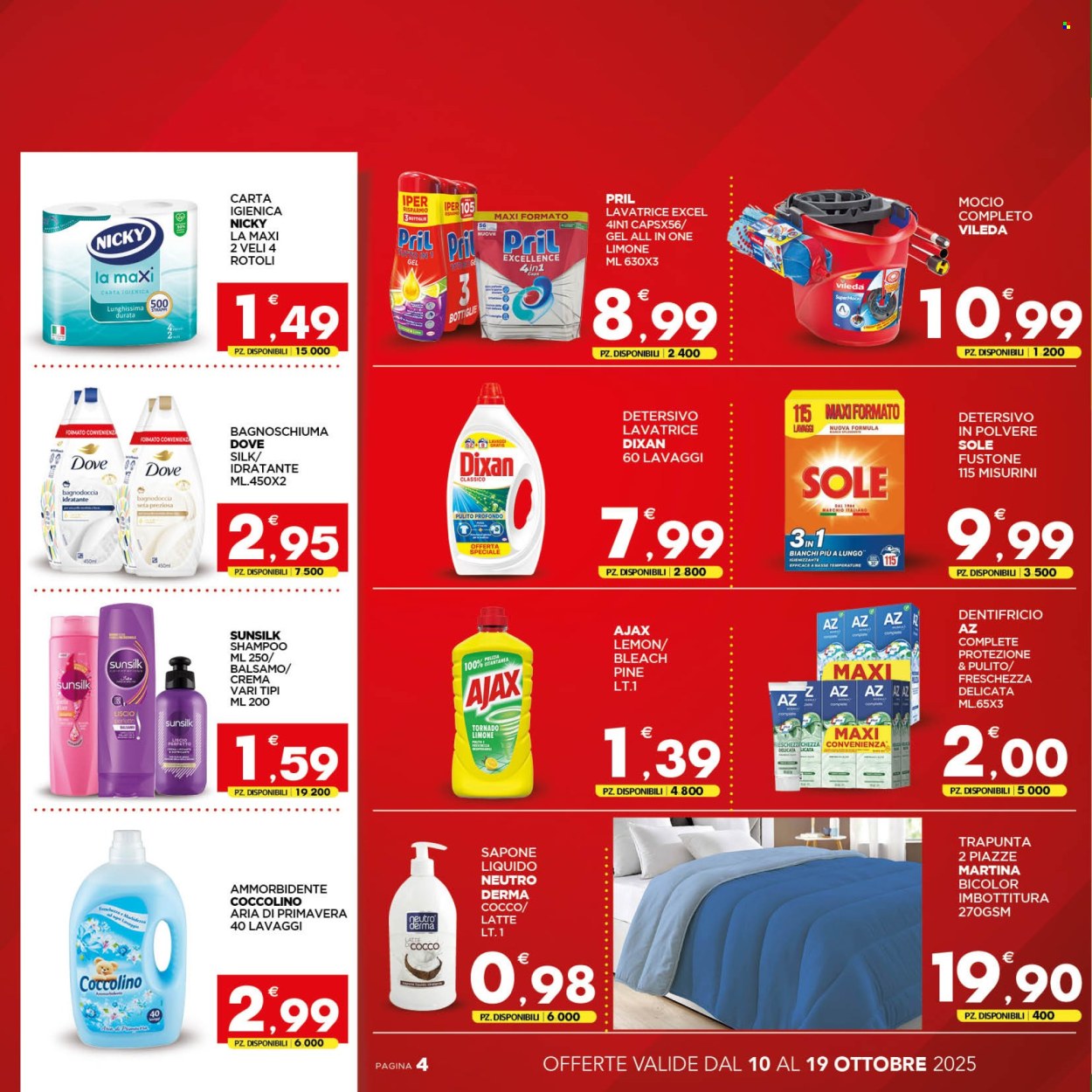 Volantino Eurospar - 10/10/2025 - 19/10/2025. Pagina 4
