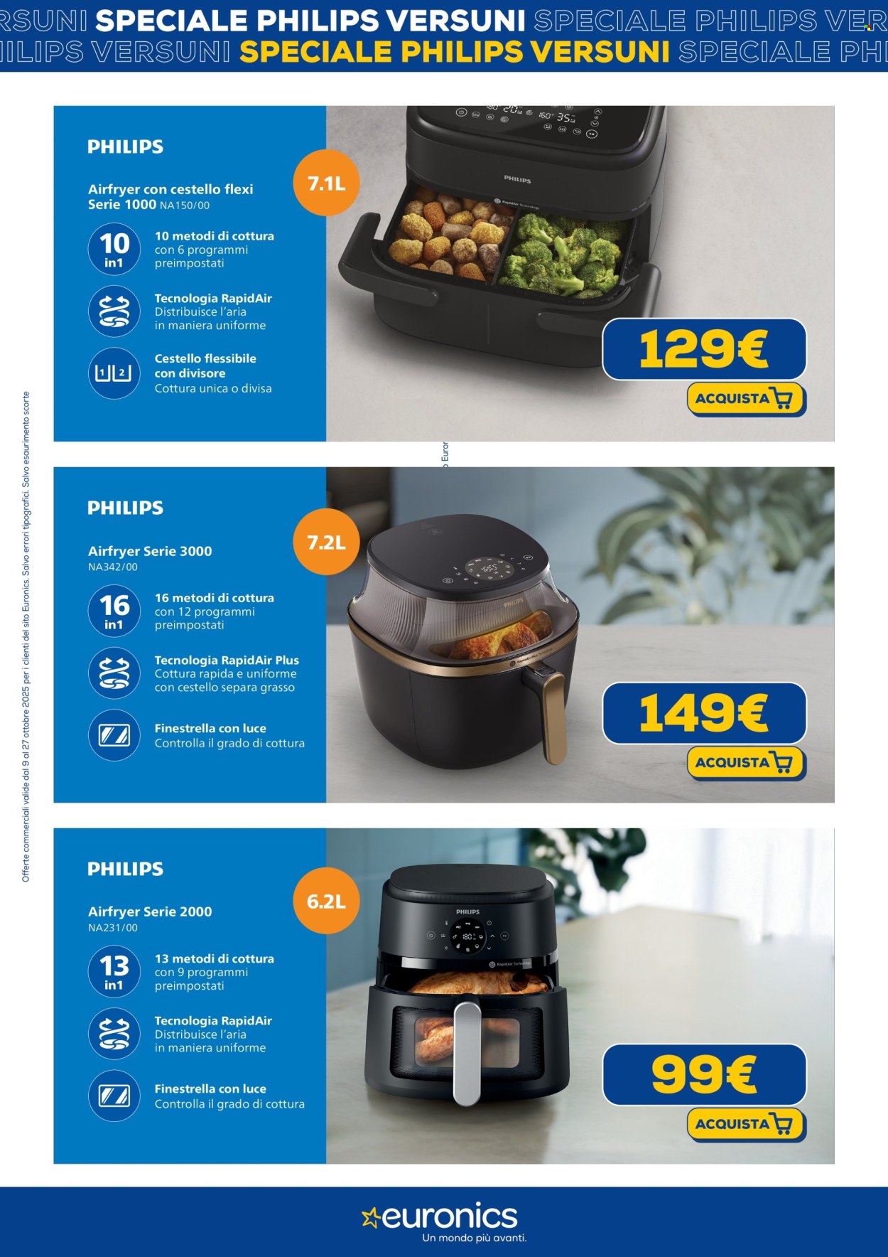 Volantino Euronics - 10/10/2025 - 26/10/2025. Pagina 3