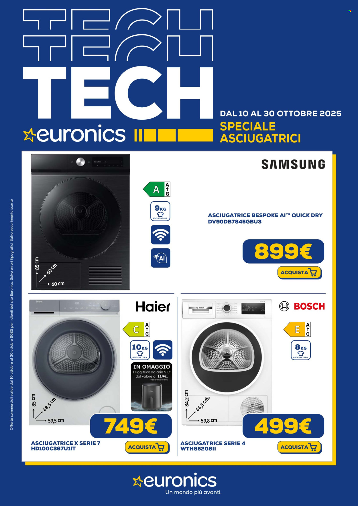 Volantino Euronics - 10/10/2025 - 30/10/2025. Pagina 1