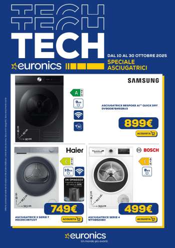 Volantino Euronics - 10/10/2025 - 30/10/2025.
