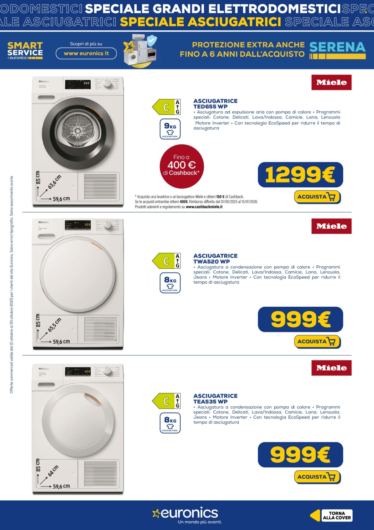 Volantino Euronics - 10/10/2025 - 30/10/2025. Pagina 4