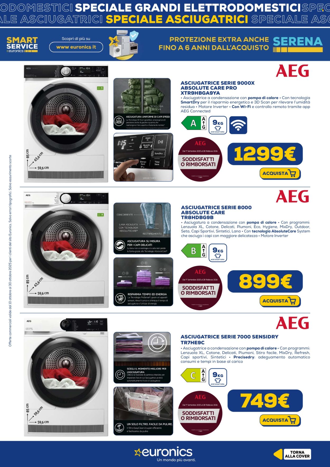 Volantino Euronics - 10/10/2025 - 30/10/2025. Pagina 8