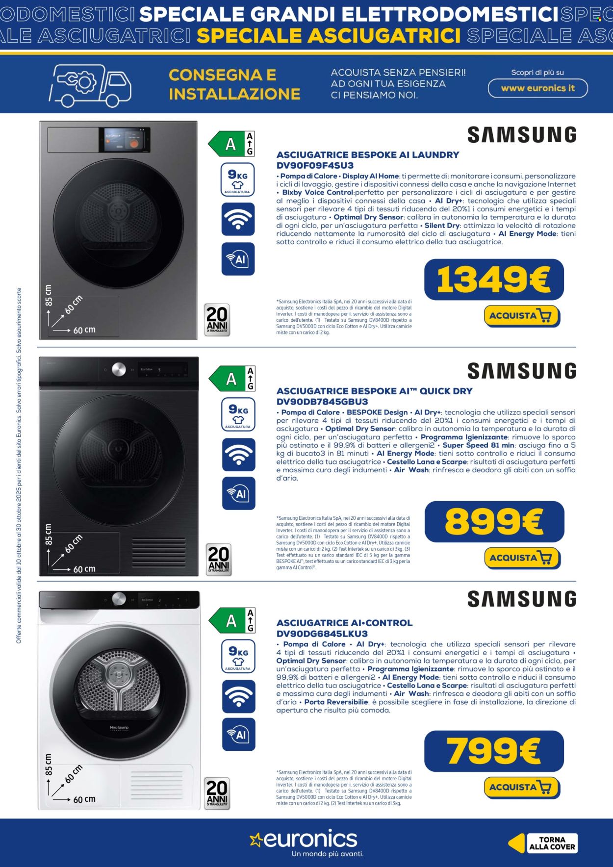 Volantino Euronics - 10/10/2025 - 30/10/2025. Pagina 10