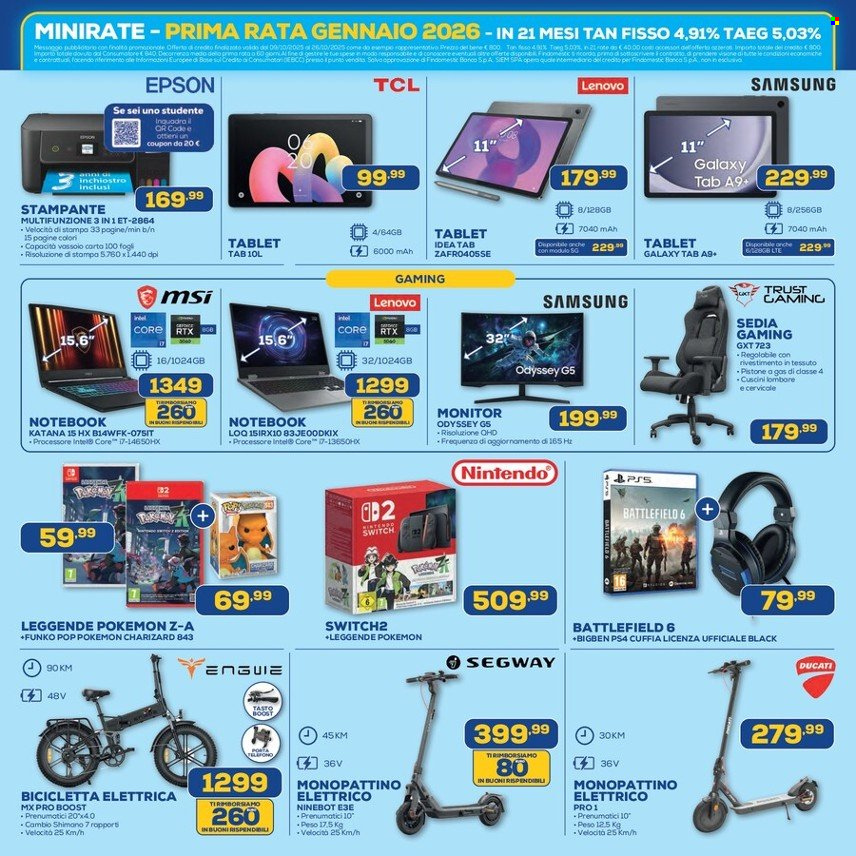 Volantino Euronics - 9/10/2025 - 26/10/2025. Pagina 7