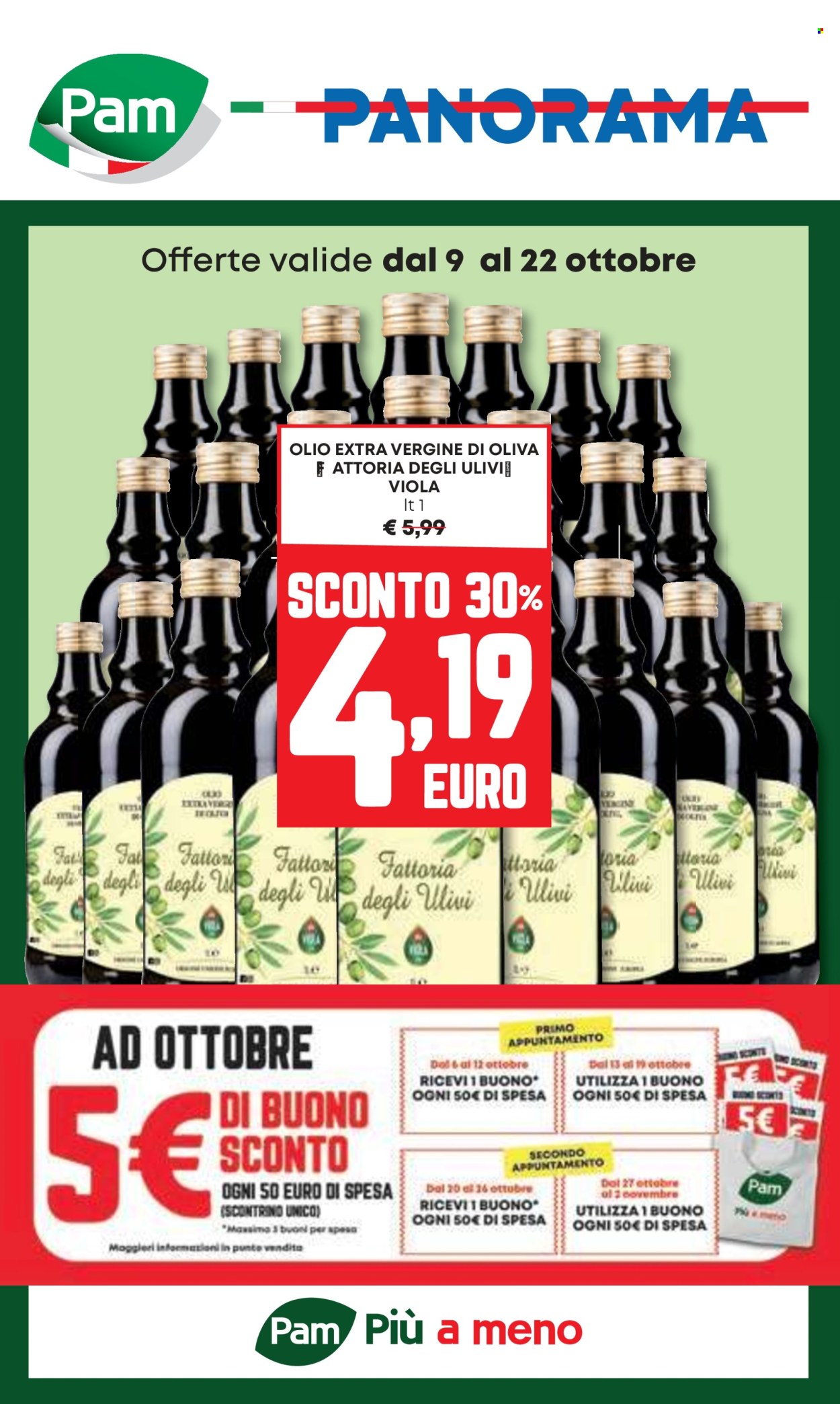 Volantino Pam Panorama - 9/10/2025 - 22/10/2025. Pagina 1
