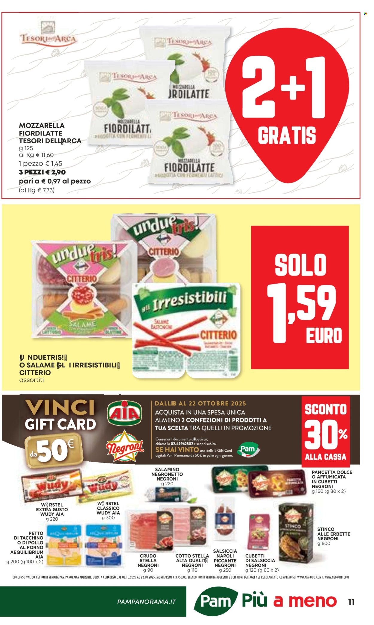 Volantino Pam Panorama - 9/10/2025 - 22/10/2025. Pagina 11
