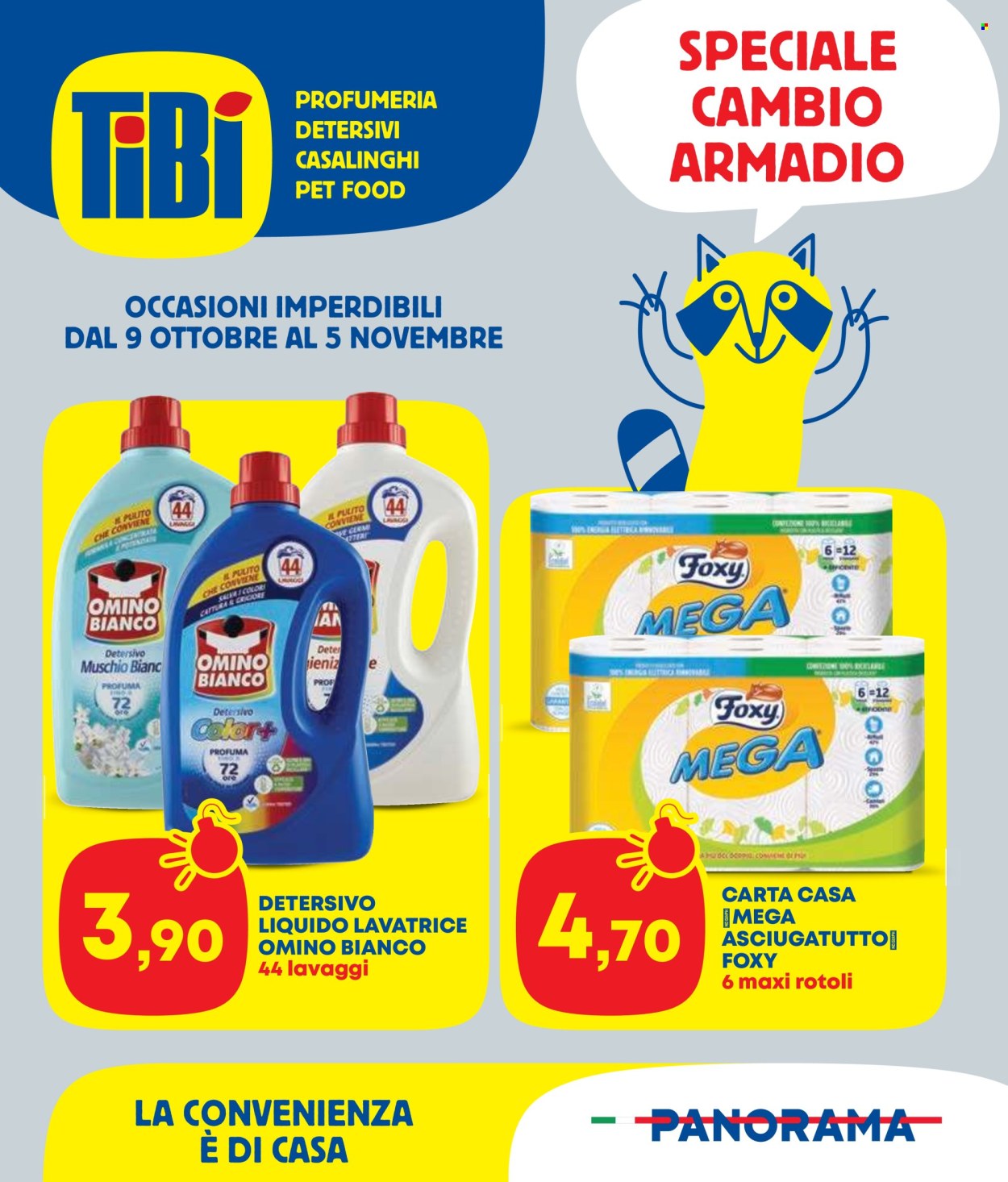 Volantino Panorama - 9/10/2025 - 5/11/2025. Pagina 1