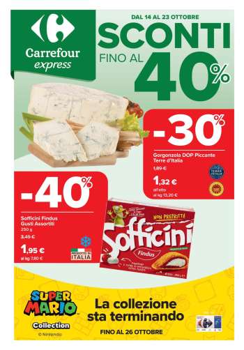 Volantino Carrefour - 14/10/2025 - 23/10/2025.