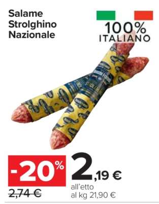 Salame Strolghino Nazionale